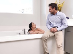 Hot bedroom action for a wide in her 40s