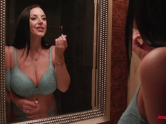 Deep pleasures for mom after she throats a little