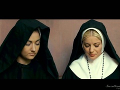 Charlotte Stokely and some horny nuns will show you how sexy they can be