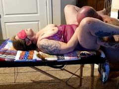 Fucking Mature Married Milf On Massage Table While Blindfolded