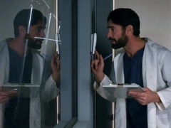 Slutty blonde loves to swallow after a rough sex experiment