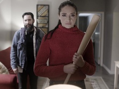 Beautiful brunette Avi Love is making love with her admirer