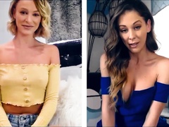 Slim girl Emma Hix feels happy as she works on her wet juicy pussy