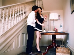 Insolent maid pleases master with insane fucking