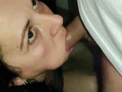 Plenty Cum In The Mouth For Mature Mom Housewife - Latina Wife Gets A Mouthful Of Cum After Fuck And Blowjob