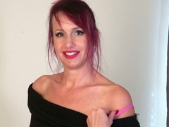 Amazing MILF with some tattoos Heather is ready to go solo to tease herself