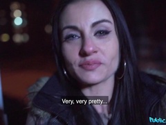 Bianka Blue gets fucked in public toilet