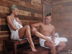 Amateur MILF is in for a spicy treat with a younger man