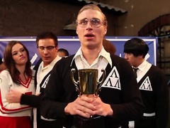 Lily Labeau &amp, Brooklyn Lee Horny Orgy