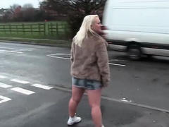 When you're not wearing panties as a girl in the UK it