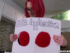 Hardcore dicking in the kitchen with redhead Siri and her hubby