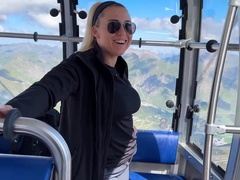 Blonde Daynia The Hiking Whore - Hd porn 1080p with cum on face