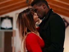 Amazing white cowgirl Cherie Deville is eager to jump on long BBC