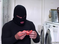 Mature endures robber's massive dick after a failed robbing attempt