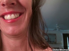 Pantyhosed and busty milfs take care of their needs