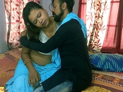Desi Hot Bhabhi Having Sex Secretly With Houseowner Son!! Hindi Webseries Sex