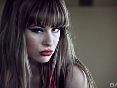 Sex-hungry slut Charlize Bella gets her anus stretched and destroyed