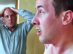 Step mom deals young cock before hubby comes home