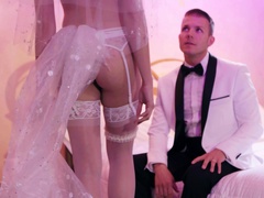 Fucking right after the wedding with tempting wife Avi Love