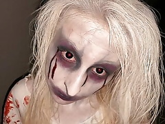 Creepy wife wants sperm ..Halloween special..